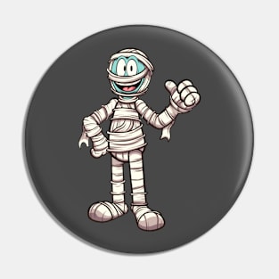 Cartoon Mummy Pin