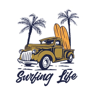 classic car - beach life - surfing life - hawaii - summer best gift ida - vintage car T-Shirt