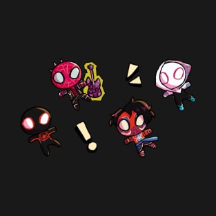 spiderverse sticker sheet T-Shirt