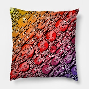 Gradient of Shapes Pillow