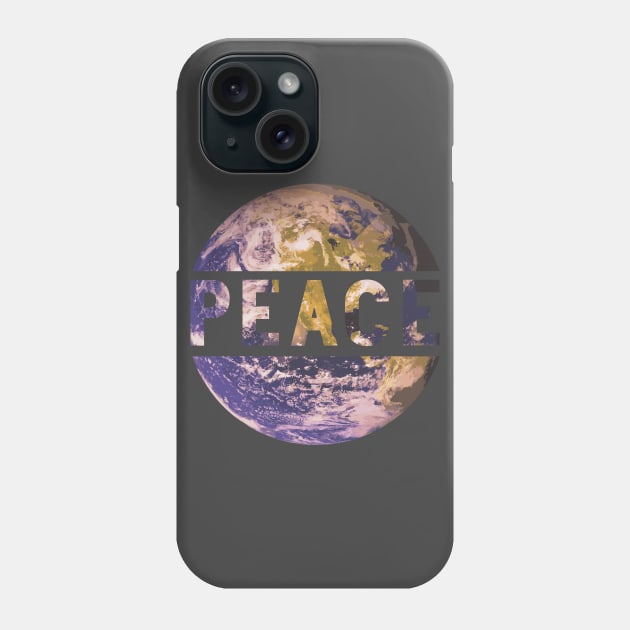 World Peace On Earth Conscious Humanity Love And Kindness Phone Case by Blink_Imprints10