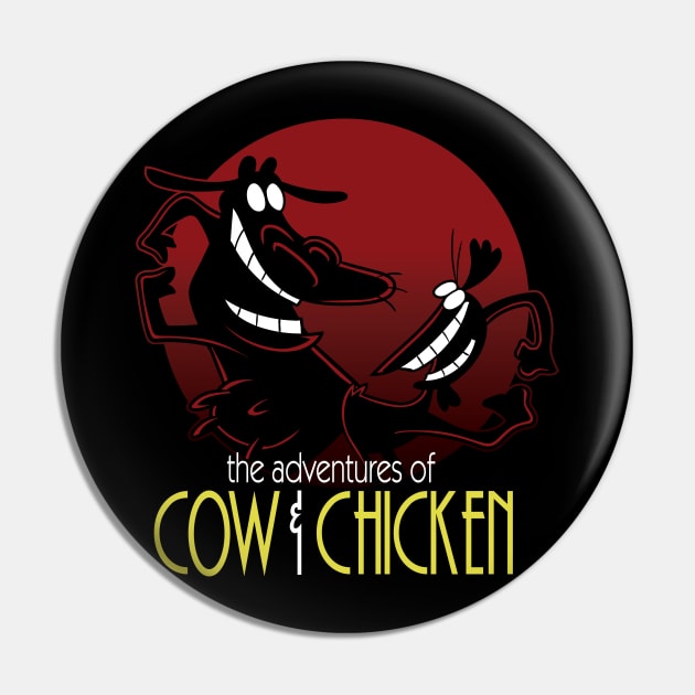 The adventures of Cow & Chicken Pin by jasesa