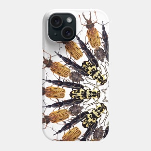 Brown bugs mandala Phone Case