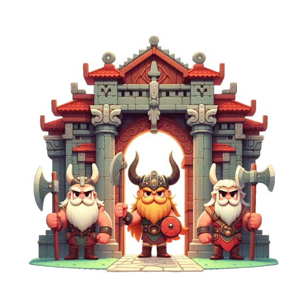 Cute Gates to Valhalla by Dmytro