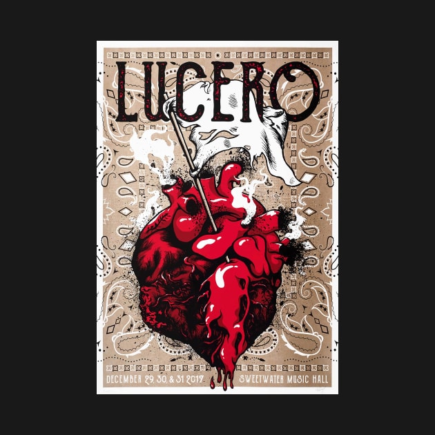 Lucero Band Poster Show Concert December by tinastore