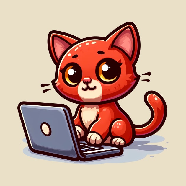 Computer Cat by Andi's Design Stube