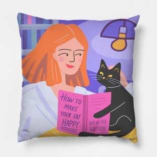 How to make your cat happy Pillow