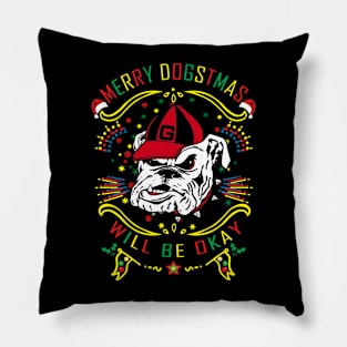 Merry Dogstmas #65 Pillow