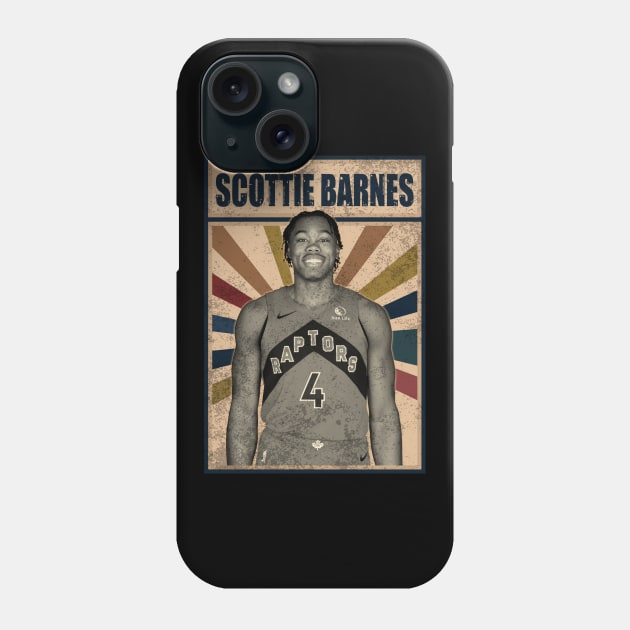 Toronto Raptors Scottie Barnes Phone Case by RobinaultCoils