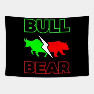 BULL AND BEAR Tapestry