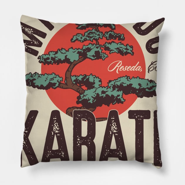 Miyagi-Do Karate Pillow by CoDDesigns