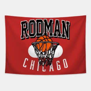 Vintage 90's Chicago Basketball Rod Tapestry