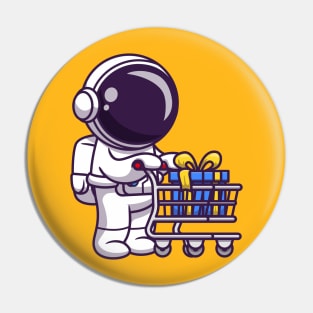 Cute Astronaut Push Trolley With Gift Pin