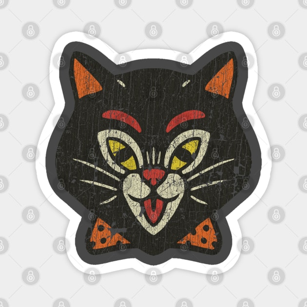 1950s Halloween Cat Magnet by JCD666