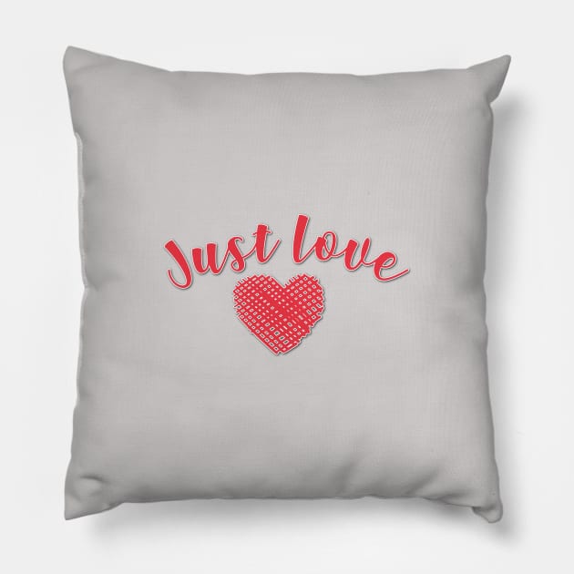 Just Love Pillow by melenmaria