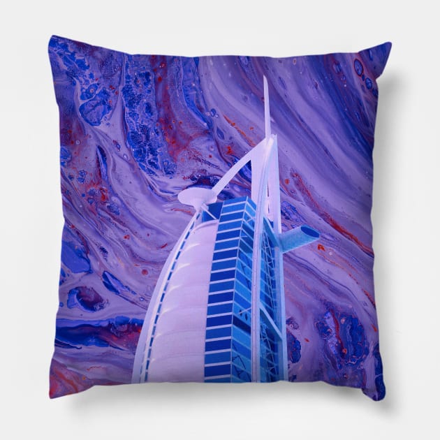 Burj Al Arab Pillow by RiddhiShah