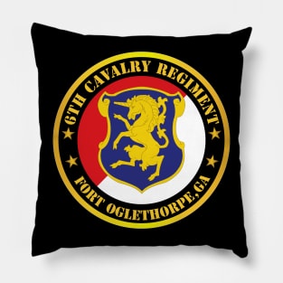 6th Cavalry Regiment - Fort Oglethorpe, GA Pillow