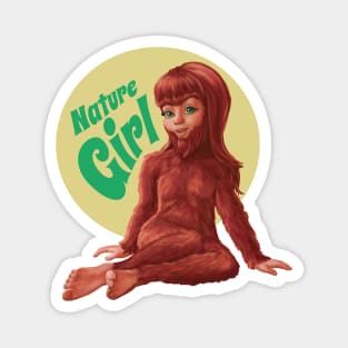 Nature Girl Lady Bigfoot Magnet