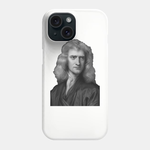 Sir Isaac Newton Phone Case by Among the Leaves Apparel