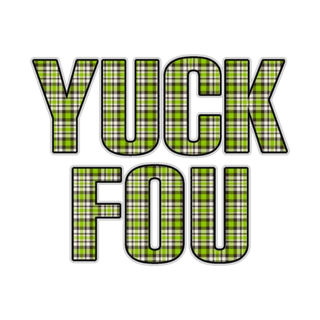 Yuck fou tartan grid by Lucky Pig