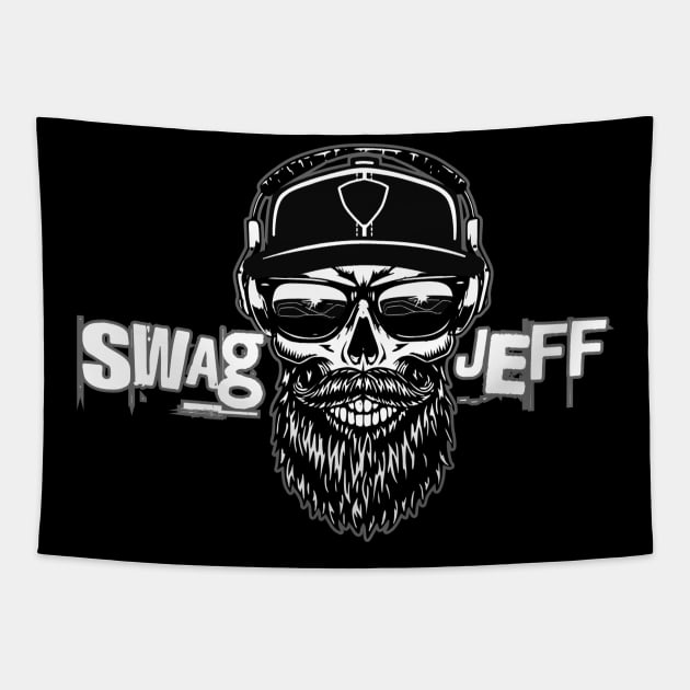 2021 Swag Jeff Logo Tapestry by Raiders Fan Radio swag!