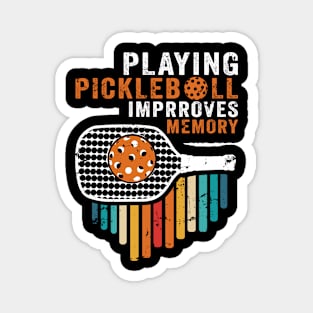 Playing Pickleball Improves Memory Retirement gifts Magnet