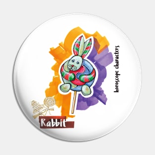 Rabbit horoscope Pin