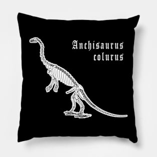 🦖 Fossil Skeleton of Anchisaurus colurus Dinosaur Species Pillow