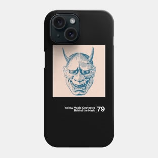 Yellow Magic Orchestra - Behind The Mask / Minimal Style Graphic Artwork Design Phone Case