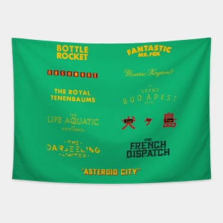 Wes Anderson Films Tapestry