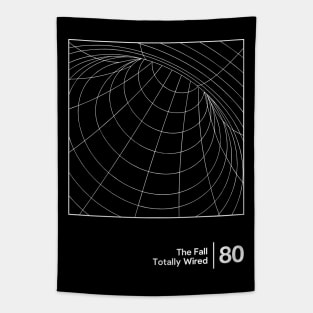 Totally Wired - Minimal Style Graphic Artwork Design Tapestry