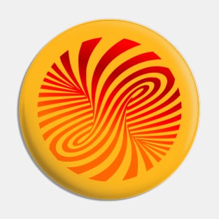 Red Vortex Twist Pin