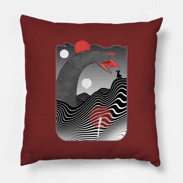 Summoning Shai-Hulud Pillow by PalmGallery