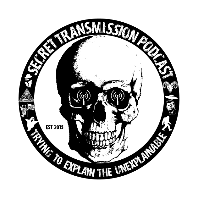 Classic Circle Logo (Inverted Colors) by Secret Transmission Podcast