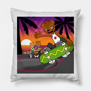 California Grizzly Cover Art Pillow