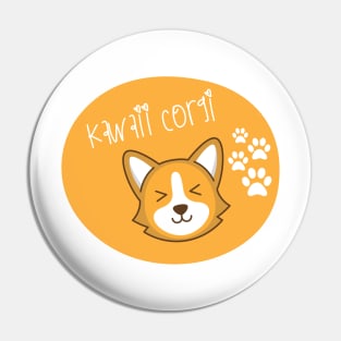 Kawaii corgi Pin