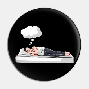 Man Sleeping And Dreaming Dreams Pin