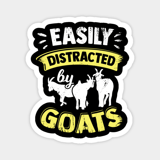 Goat Lover Mom Dad Goat Herder Farmer Magnet by Dolde08