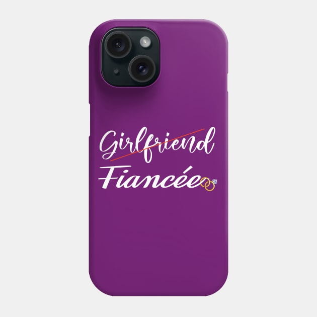 girlfriend now fiancee. engagement party Phone Case by DODG99