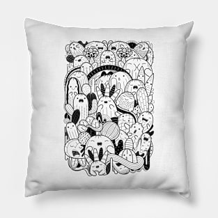 Cactus-Doodle Pillow