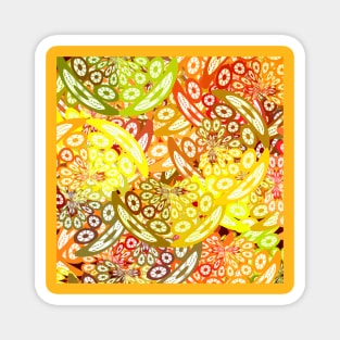 Fruity geometric abstract Magnet