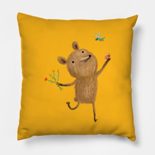 Joyful Bear Pillow