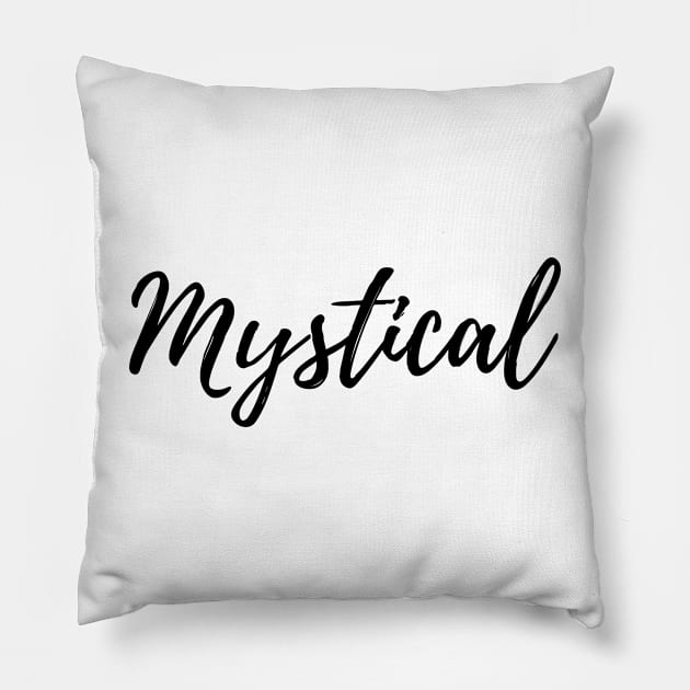 Your Mystical Journey Pillow by ActionFocus