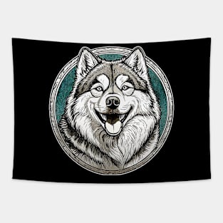 Alaskan Malamute dog Tapestry