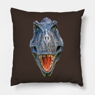 Mean looking T Rex Pillow