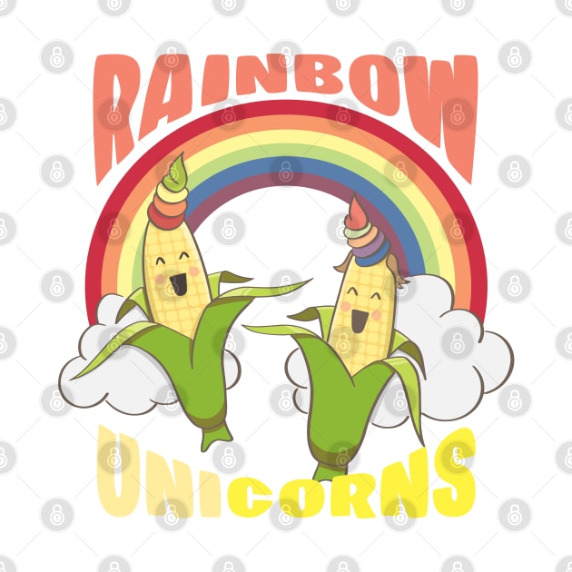 Rainbow Unicorns by mai jimenez