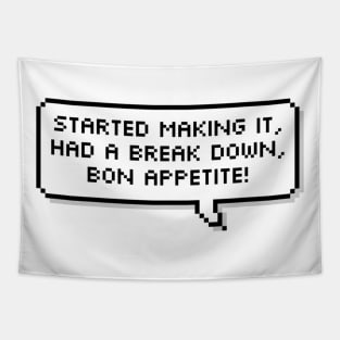 Bon Appetit Breakdown Tapestry