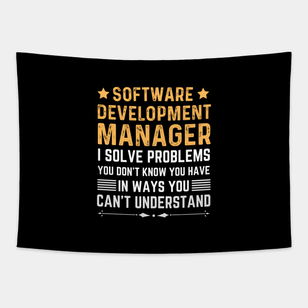 Vintage Assistant software development manager Job Tapestry by Printopedy