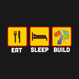 Eat Slee Build Lego T-Shirt