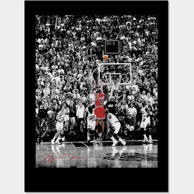 Michael Jordan Signature Moment - Michael Jordan - Posters and Art 